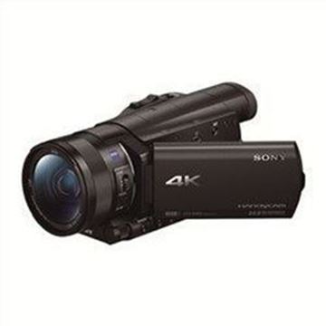 图片 索尼/SONY 索尼(SONY) FDR-AX100E (索尼（SONY） 摄像机 FDR-AX100E 官方标配 原装包 64G高速卡)